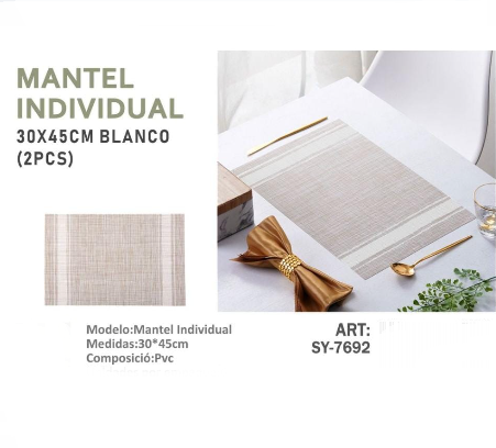 MANTEL INDIVIDUAL.