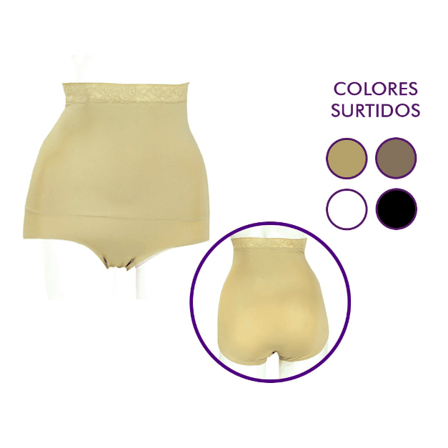 CALZON FAJA CON SILICONA EN CINTURA 