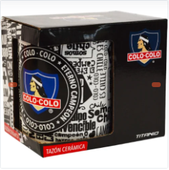 Tazón caja 11 oz Colo Colo