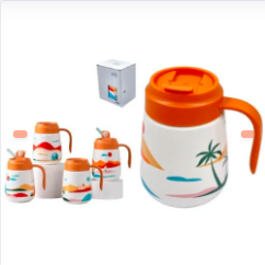 TAZA DE CERAMICA NARANJA