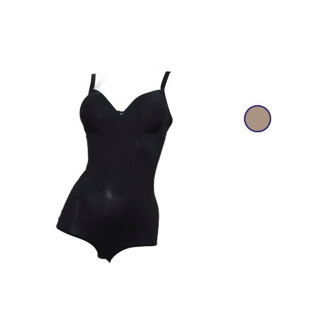 BODY FAJA COLOR NEGRO Y BEIGE