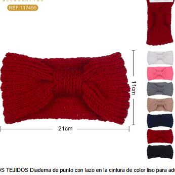 cintillo tejido