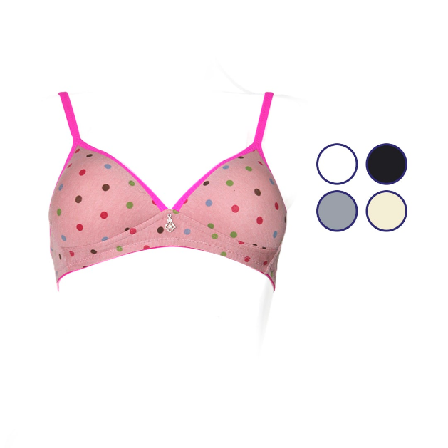 SOSTEN COPA A PARA MUJER SIN BARBA CON DISEÑO DE PUNTITOS