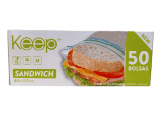 bolsas hermeticas sandwich 50 unid keep