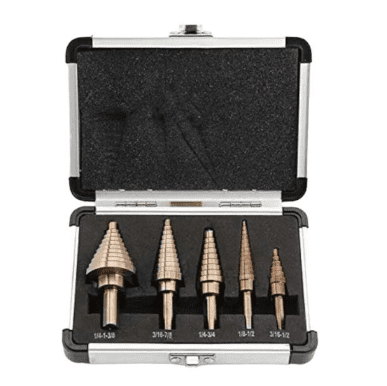 set 5 brocas escalonadas acero