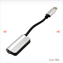 ADAPTADOR CON CABLE TYPE-C