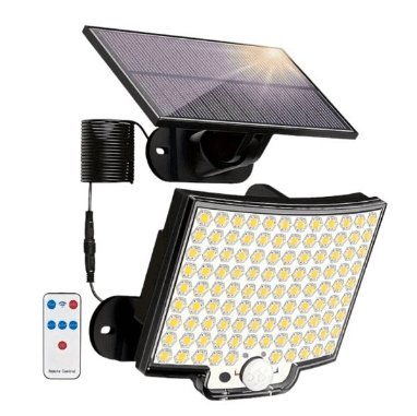 lampara led solar con sensor de movimiento