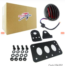 FOCO TRASERO LATERAL LED  PARA MOTO CHOPPER, CAFÉ RACER.