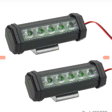X2 NEBLINEROS DE 5 LED ESTROBO PARA MOTO