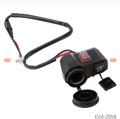 CARGADOR 2 USB + ENCENDEDOR