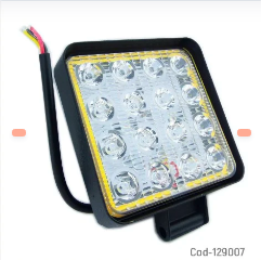 NEBLINERO PARA AUTO 16 LED CUADRADO