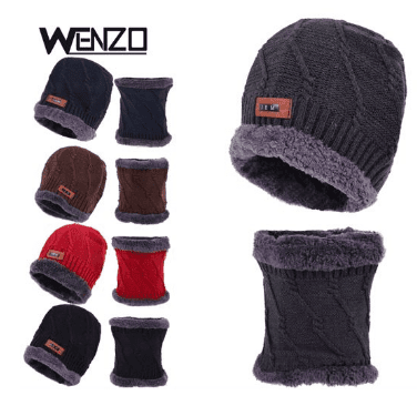 conjunto de gorra y bufanda 