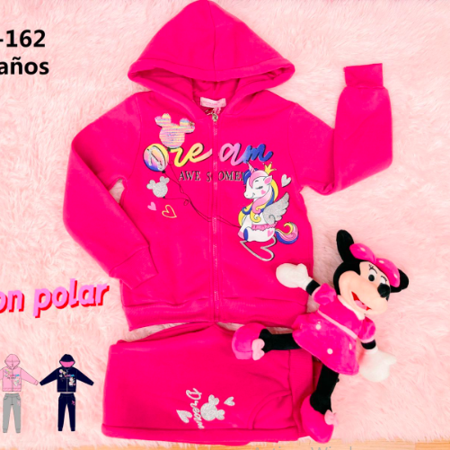 Buzos Completos con Polar de Niña
