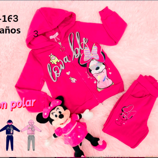 Buzos Completos con Polar de Niña