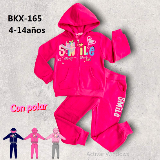 Buzos Completos con Polar de Niña