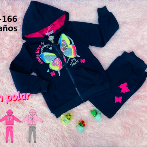 Buzos Completos con Polar de Niña
