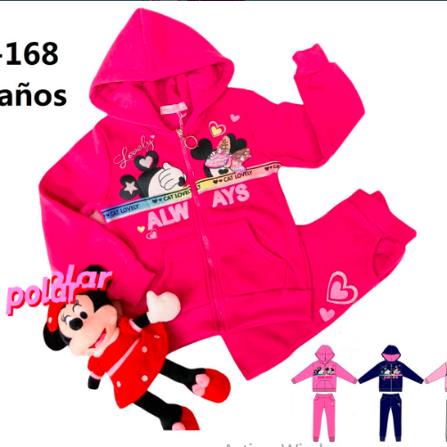 Buzos Completos con Polar de Niña