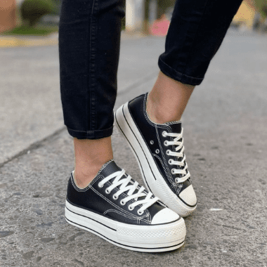 ZAPATILLAS ECO CUERO MUJER