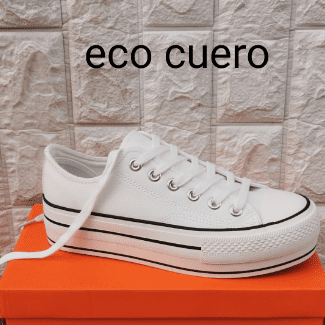 ZAPATILLAS ECO CUERO MUJER