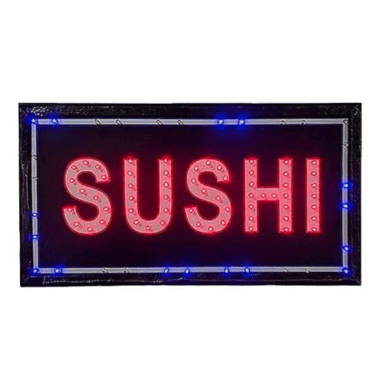 letrero led sushi
