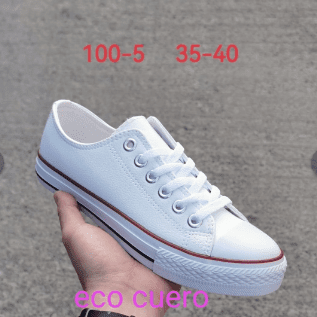 ZAPATILLAS ECO CUERO MUJER