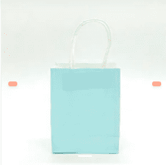 bolsa regalo kraft pastel