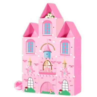 castillo de 10 cuadriculas rosa