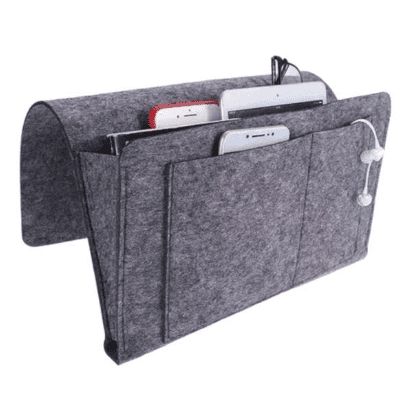 bolsa de almacenamiento de fieltro para reposabrazos de sofa