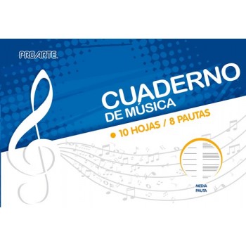 CUADERNO MUSICA 1/2 PAUTA