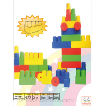 JUEGO MEGA BLOQUE 32 PZS