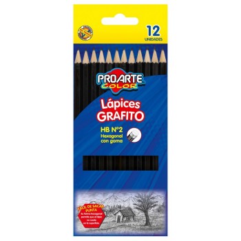 LAPIZ GRAFITO CON GOMA