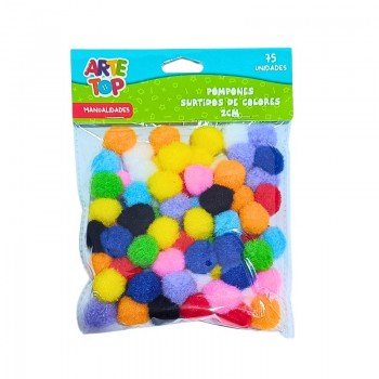 SET POMPONES SURTIDOS