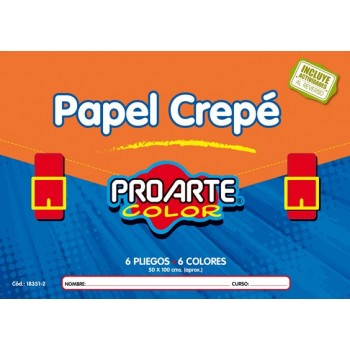 ESTUCHE PAPEL CREPE PROARTE
