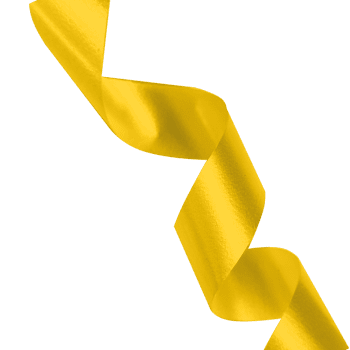 CINTA DE REGALO AMARILLO EN ROLLO