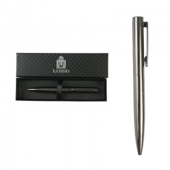 BOLIGRAFO PLATEADO LUSSO