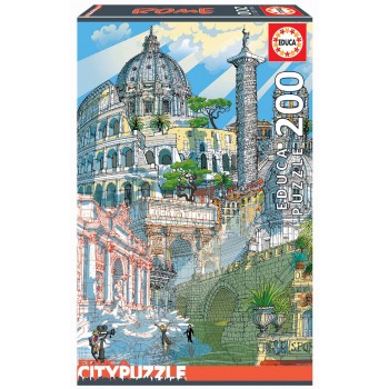 PUZZLE 200 PIEZAS ROMA EDUCA