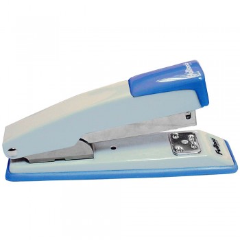 CORCHETERA MEDIANA METAL AZUL P/20 HOJAS