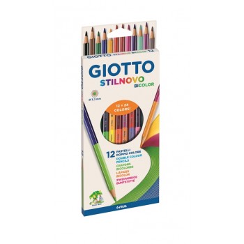 SET 12 LAPICES BICOLOR