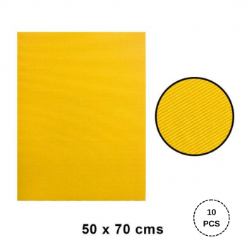 CARTON MICROCORRUGADO AMARILLO