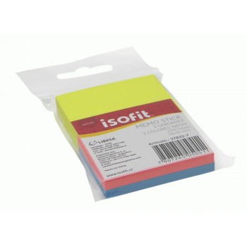 SET NOTAS ADHESIVAS 3 COLORES NEON