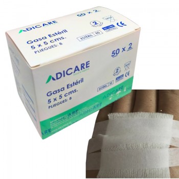 CAJA GASA ESTERIL TEJIDA