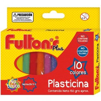 PLASTICINA 10 COLORES