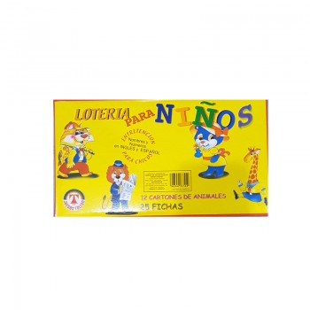 LOTERIA PARA NIÑOS 25 FICHAS