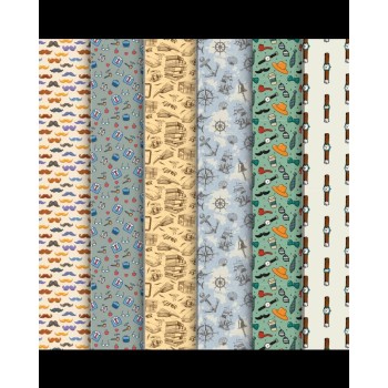 PAPEL DE REGALO COUCHE HOMBRE DISEÑOS SURTIDOS