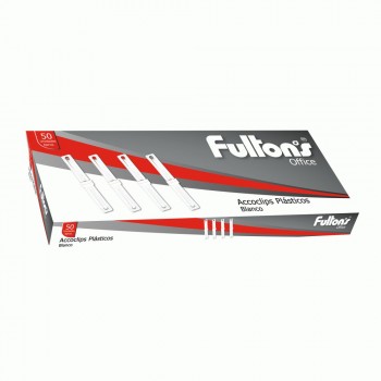 SET ACCOCLIPS PLASTICOS BLANCOS